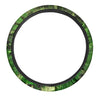 Emerald Green Tie Dye Steering Wheel Cover-grizzshop