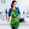 Emerald Green Tie Dye Women's Apron-grizzshop