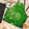 Emerald Green Tie Dye Women's Apron-grizzshop