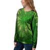 Emerald Green Tie Dye Women's Sweatshirt-grizzshop