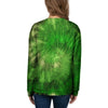 Emerald Green Tie Dye Women's Sweatshirt-grizzshop