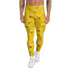 Emoji 3D Face Print Pattern Men's Leggings-grizzshop