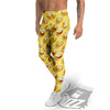 Emoji And Facial Expressions Print Pattern Men's Leggings-grizzshop