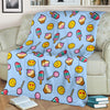 Emoji Dessert Pattern Print Blanket-grizzshop