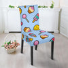 Emoji Dessert Pattern Print Chair Cover-grizzshop