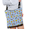 Emoji Dessert Pattern Print Crossbody bags-grizzshop