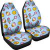 Emoji Dessert Pattern Print Universal Fit Car Seat Covers-grizzshop