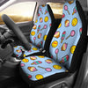 Emoji Dessert Pattern Print Universal Fit Car Seat Covers-grizzshop