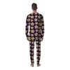 Emoji Flower Smile Print Pattern Men's Pajamas-grizzshop