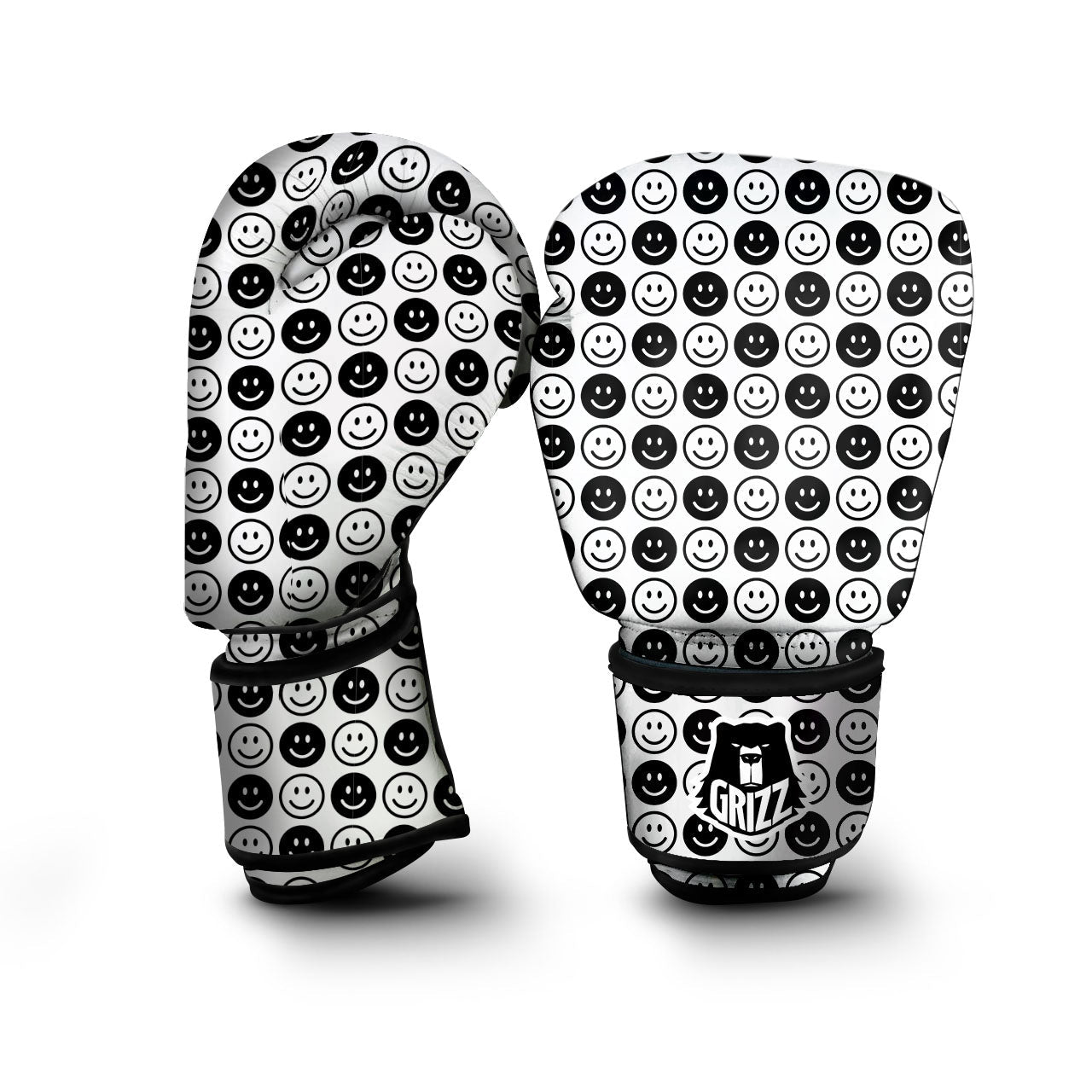 Emoji Funny Print Pattern Boxing Gloves-grizzshop