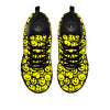 Emoji Graffiti Happy Print Pattern Black Sneaker-grizzshop