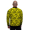 Emoji Graffiti Happy Print Pattern Men's Bomber Jacket-grizzshop