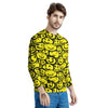 Emoji Graffiti Happy Print Pattern Men's Sweatshirt-grizzshop