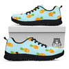 Emoji Pineapple Print Pattern Black Sneaker-grizzshop