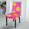 Emoji Pink Pattern Print Chair Cover-grizzshop