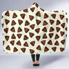 Emoji Poop Pattern Print Hooded Blanket-grizzshop