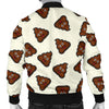 Emoji Poop Pattern Print Men's Bomber Jacket-grizzshop