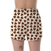 Emoji Poop Pattern Print Women's Shorts-grizzshop