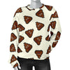 Emoji Poop Pattern Print Women's Sweatshirt-grizzshop