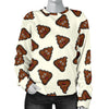 Emoji Poop Pattern Print Women's Sweatshirt-grizzshop