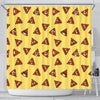 Emoji Poop Print Pattern Bathroom Shower Curtain-grizzshop