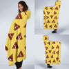 Emoji Poop Print Pattern Hooded Blanket-grizzshop