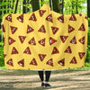 Emoji Poop Print Pattern Hooded Blanket-grizzshop