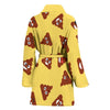 Emoji Poop Print Pattern Women Long Robe-grizzshop