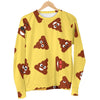 Emoji Poop Print Pattern Women's Sweatshirt-grizzshop