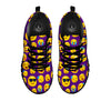 Emoji Purple Print Pattern Black Sneaker-grizzshop