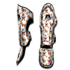 Emoji Reindeer And Santa Claus Print Pattern Muay Thai Shin Guards-grizzshop