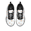 Emoji Snowman Print Pattern Black Sneaker-grizzshop