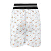 Emoji Snowman Print Pattern Boxing Shorts-grizzshop
