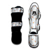 Emoji Snowman Print Pattern Muay Thai Shin Guards-grizzshop