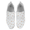 Emoji Snowman Print Pattern White Athletic Shoes-grizzshop