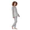 Emoji Snowman Print Pattern Women's Pajamas-grizzshop