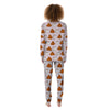 Emoticons Poop Print Pattern Women's Pajamas-grizzshop