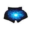 Energy Blue Plasma Print Muay Thai Boxing Shorts-grizzshop