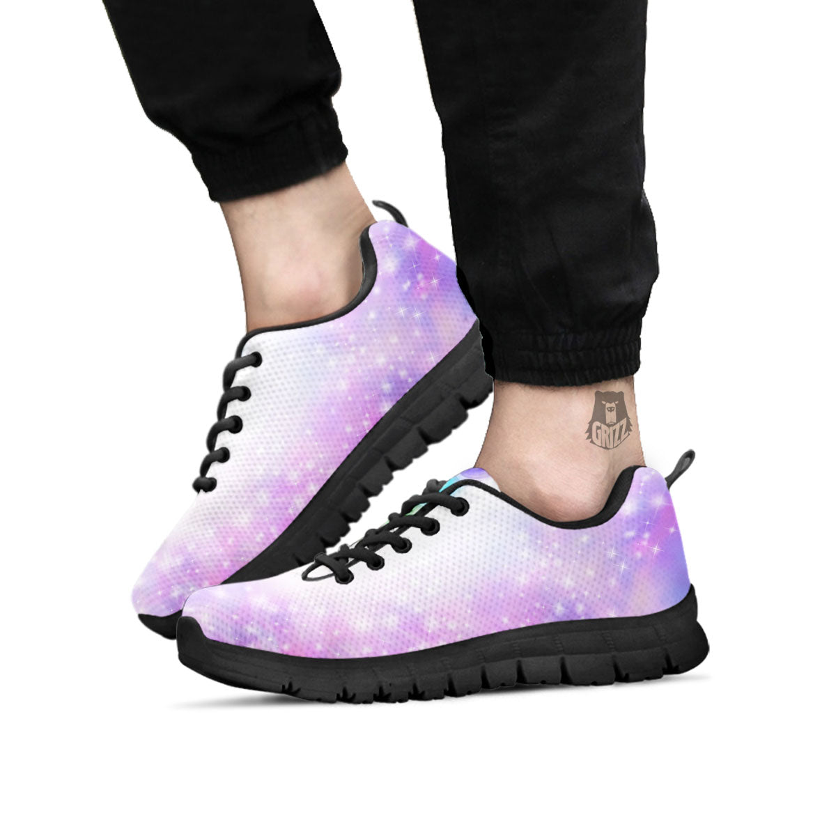 Energy Seven Chakras Print Black Sneaker-grizzshop