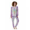 Energy Seven Chakras Print Women's Pajamas-grizzshop