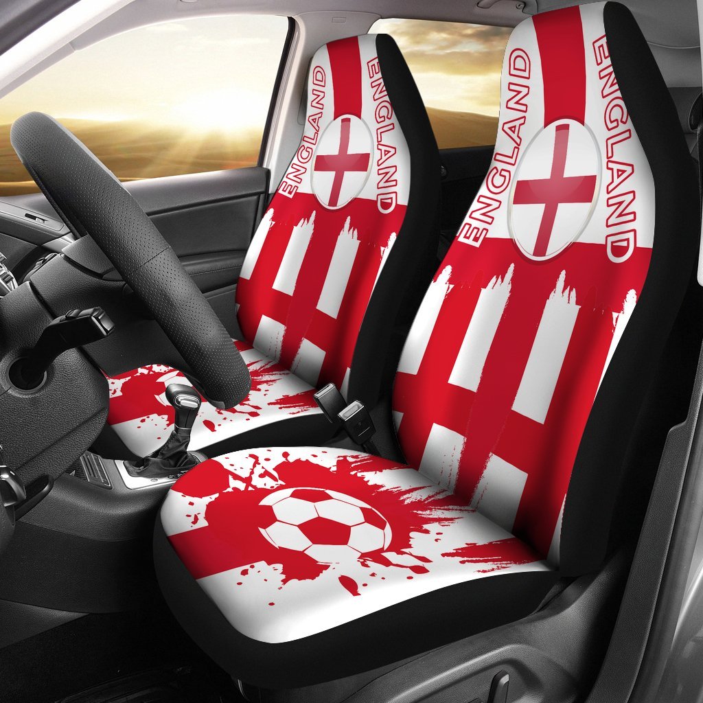 England FC Car Seat Covers-grizzshop