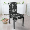 Equestrian Drawn Pattern Print Chair Cover-grizzshop