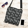 Equestrian Drawn Pattern Print Crossbody bags-grizzshop