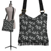 Equestrian Drawn Pattern Print Crossbody bags-grizzshop