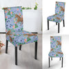 Equestrian Floral Pattern Print Chair Cover-grizzshop