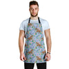 Equestrian Floral Pattern Print Men's Apron-grizzshop