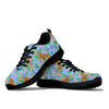 Equestrian Floral Pattern Print Sneaker Shoes For Men Women-grizzshop