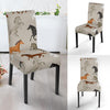 Equestrian Pattern Print Chair Cover-grizzshop