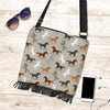 Equestrian Pattern Print Crossbody bags-grizzshop