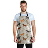 Equestrian Pattern Print Men's Apron-grizzshop